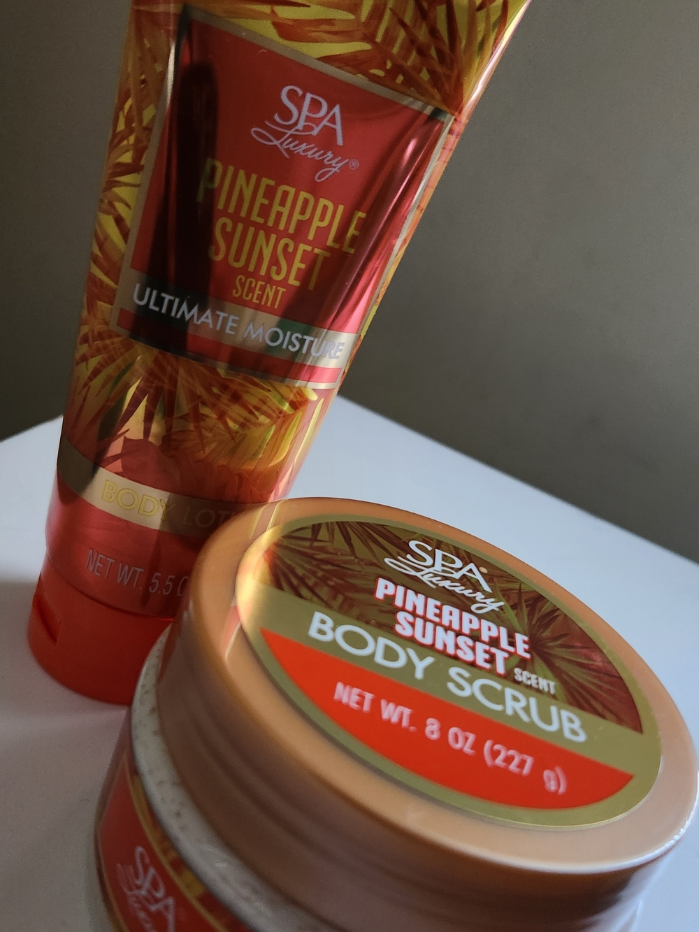 Pineapple Sunset Body Scrub & Lotion — Orange - Picture 2 of 2